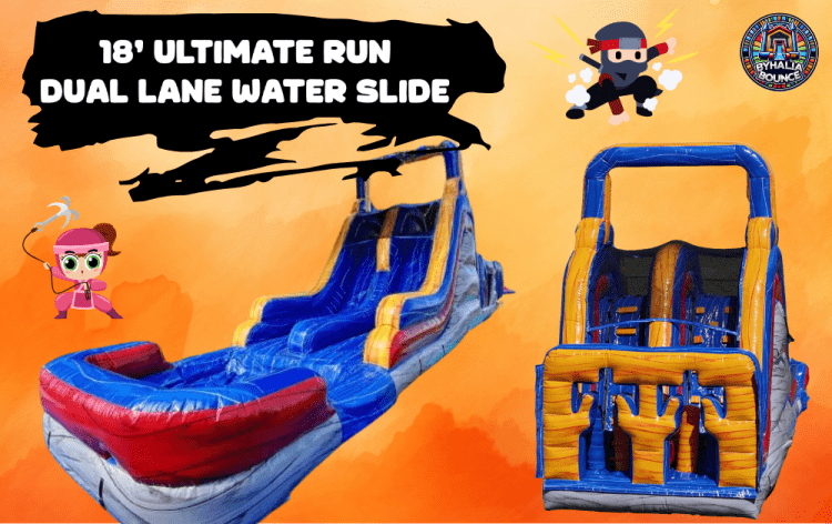 18' Ultimate Run Dual Lane Slide